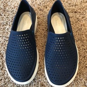 Little boys size 12 Crocs.